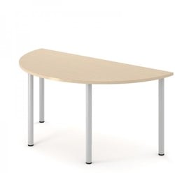 Aanbouw t.b.v. Optima bureau halfrond 4 poten