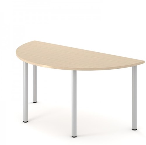 Aanbouw t.b.v. Optima bureau halfrond 4 poten