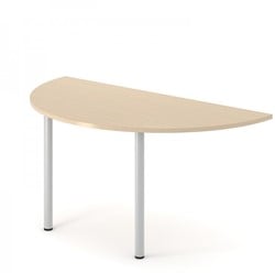 Aanbouw t.b.v. Optima bureau halfrond 2 poten