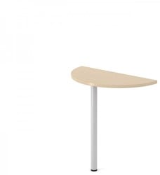 Aanbouw halrond t.b.v. 1 Optima bureau