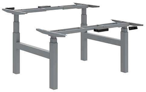 Elektrisch zit sta duo bureau frame Rise +-2