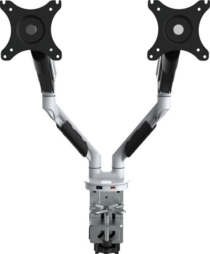 Dubbele Monitorarm Euroseats - Wit-2