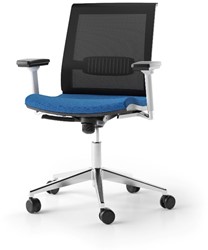 Eva witte bureaustoel 2D armleuningen-2