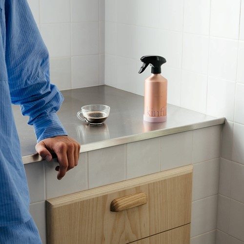 Kinfill Filled Ever Bottle - Firenze Soft Pink - Tub & Tile Cleaner - Menthe-2