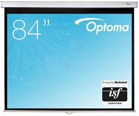 Wandscherm Optoma 84" (handmatig) 186x105 cm (handmatig)