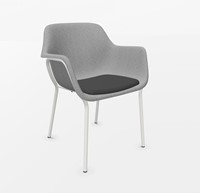 Stoel Felt metalen 4-poot