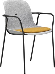 Stoel Felt 4-poot met armleuning