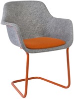 Stoel Felt sledeframe metaal