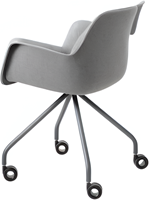 Stoel Felt met kruisvoet en wielen-2