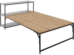 Flexwall front aanbouwtafel met 1 poot 46 hoog 119 breed