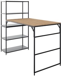 Flexwall front aanbouwtafel met 1 poot 110 hoog 80 breed
