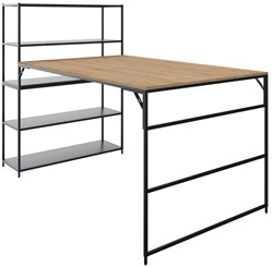 Flexwall front aanbouwtafel met 1 poot 110 hoog 119 breed