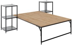 Flexwall tussenhangende tafel met 1 poot 46 hoog 119 breed