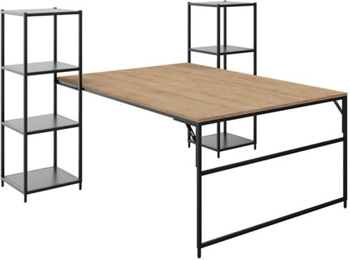 Flexwall tussenhangende tafel met 1 poot 75 hoog 119 breed