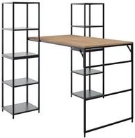 Flexwall tussenhangende tafel met 1 poot 110 hoog 80 breed