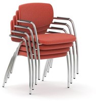 Stoel Gama 4-poot met lage rug-3