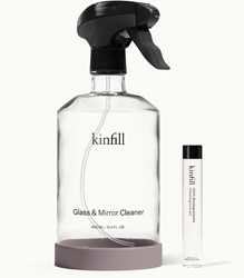 Kinfill Glass & Mirror Cleaner Kit - Brune - 500ml 