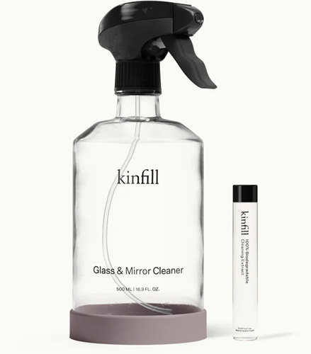 Kinfill Glass & Mirror Cleaner Kit - Brune - 500ml 