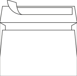 Envelop Rainbow gekleurd C5 162x229mm zelfklevend 250 stuks