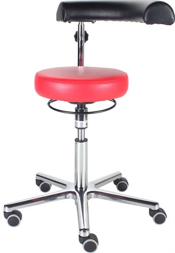 COMFORT LIJN TABOERET INCL. RUGLEUNING HOOGTE VERSTELBAAR 41-57CM