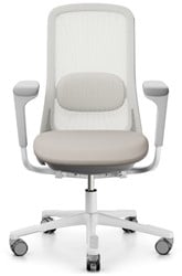 HÅG SOFI Mesh 7500 Grijs - HÅG SlideBack armleggers inclusief 3D top