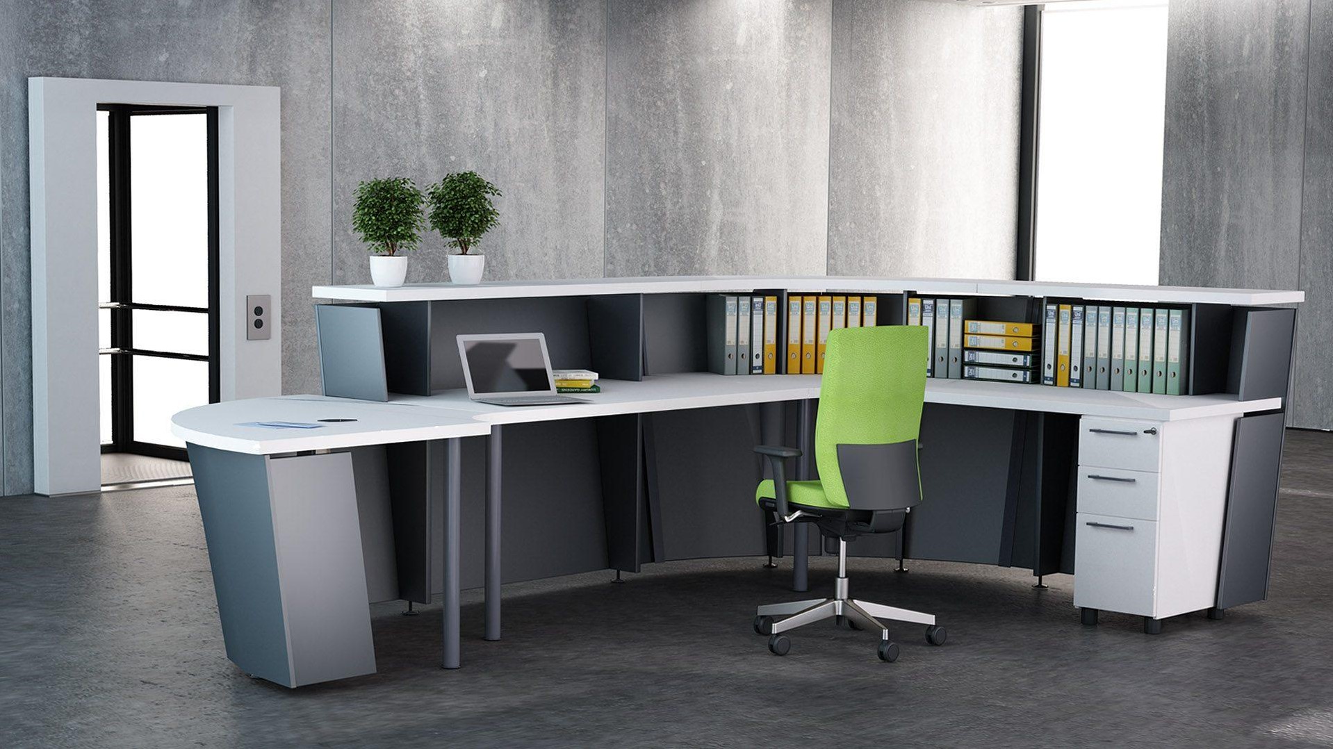 bericht voordeel Wacht even Rechthoekige / ovale balie Tera One-Stop-Office-Shop.nl
