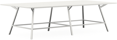 Bridge vergadertafel groot 110 cm hoog met voetensteun-2