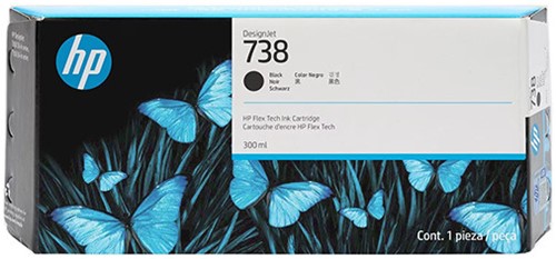 Inktcartridge HP 738 498N8A zwart hoge capaciteit (origineel)