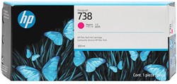 Inktcartridge HP 738 676M7A magenta hoge capaciteit (origineel)