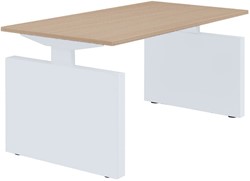 Basic bureau recht met zijwangen incl. kabelgoot