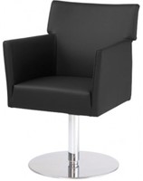 Vergaderstoel Manou volledig gestoffeerd in diverse onderstellen