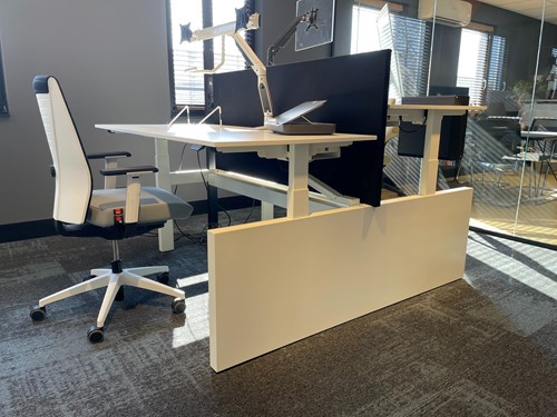 Elektrisch verstelbaar Duo Bureau Presto - showroom