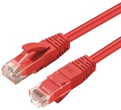 Netwerkkabel UTP CAT6 1M Rood