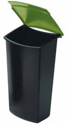 INZETBAKJE 3 LITER MET DEKSEL GROEN VOOR HAN MONDO AFVALBAK