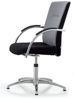 Vergaderstoel Kohl Mireo 6380 gestoffeerd met voetenkruis