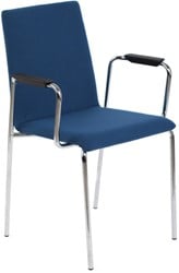 Stoel Moon met 4-poots frame incl. armleggers