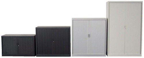 Roldeurkast CHS 73X80X45 zwart incl. 1 legbord-3