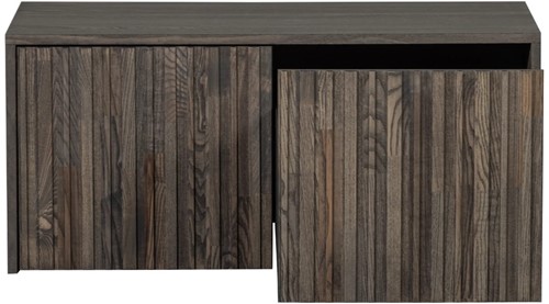 Lage kast 88x40x50cm (BxHxD) Essenhout Espresso-3