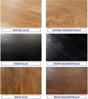 Kleuren mango houten blad