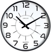 Wandklok UNiLUX Maxi Pop 40cm zwart 1 Stuk