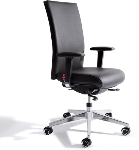 Bureaustoel Kohl Selleo Edge leder airseat 4D armleggers