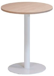 Basic Kolom tafel Ø 80 met ronde voet 110cm hoog