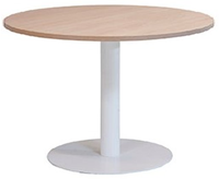 Basic Kolom tafel Ø 120 met ronde voet 75 cm hoog 