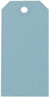 Hanglabel NR6 60X120mm Karton 200gr Blauw 1000 Stuk
