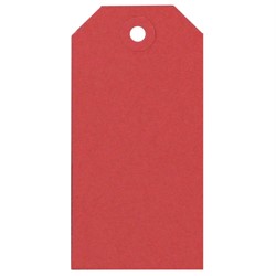 Hanglabel NR6 60X120mm Karton 200gr Rood 1000 Stuk