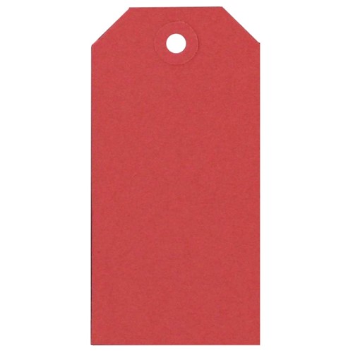 Hanglabel NR6 60X120mm Karton 200gr Rood 1000 Stuk