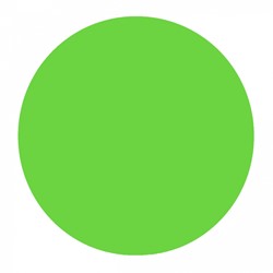 Etiket lichtgroen rond 50mm 1000/rol