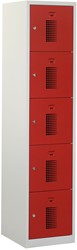 Premium Locker 1 kolom 5 deuren 40 cm breed