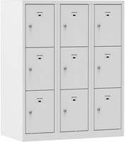 Premium Locker 3 kolommen 9 deuren 90 cm breed-3