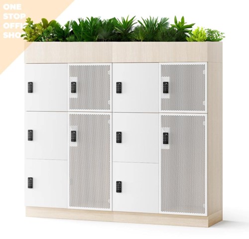Narbutas locker kastenwand met plantenbak 1
